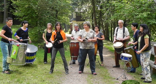 Workshop Samba - Lebensfreude Pur Soonwald Schlösschen 2014 (© Acoustic Music School)