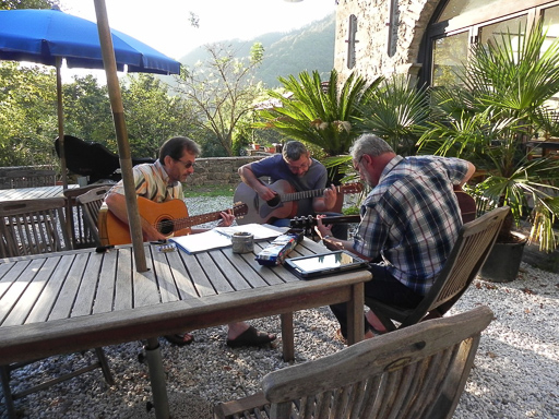Workshop Gitarre & Stimme Il Convento 2014 (© Acoustic Music School)